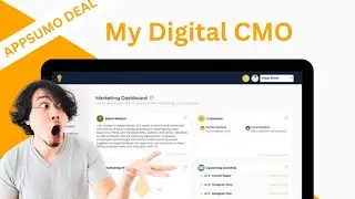 My Digital CMO Review and Demo: Marketing Strategy Builder - Appsumo  Lifetime Deal $48