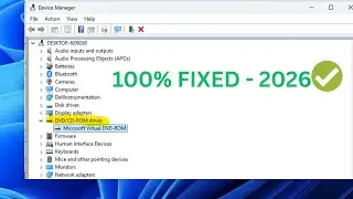 (2026 Fix✅ ) Fix CD ROM Or DVD Drive is Missing in Windows 11/10