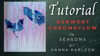 You Voted! Derwent Chromaflow Coloring Tutorial | Seasons by Hanna Karlzon