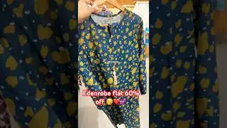 Edenrobe flat 60% off sale 💕🥳#shoets#youtubeshorts #miraalvlogs #edenrobesale