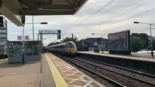 LNER Class 801 Azuma (801223) passes Potters Bar