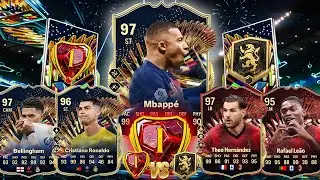 RANK 1 TOTS CHAMPS REWARDS 😱 3x LEVEL 40 PACKS & 10x DIV ELITE FOR ULTIMATE TOTS - FC 24