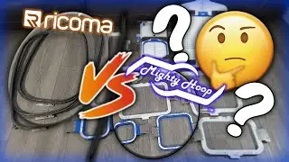 Are Ricoma #embroidery Hoops Better Then Mighty Hoops? #HoopMaster #MightyHoops #vs #ricoma #pov