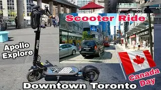 Apollo Explore Electric Scooter (Downtown Toronto) Canada day 2022
