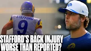 Is Matt Stafford's Back Injury Worse Than We Originally Thought? | Pat McAfee Show