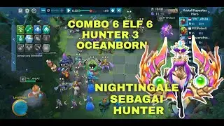 COMBO 6 ELF 6 HUNTER 3 OCEANBORN !! SOLO TURBO - Chess Rush Indonesia