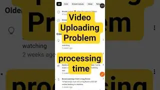 Youtube Video Uploading Problem issu | Video Upload Error #shorts #problems