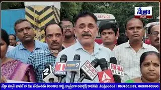 RTC workers protest at TGS RTC Uppal || NETHRA NEWS