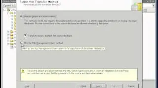 Running the Copy Database Wizzard.avi