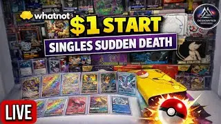 $1 Pok&eacute;mon Singles 💀 SUDDEN DEATH &mdash; Last Bid Wins! | Whatnot Auction