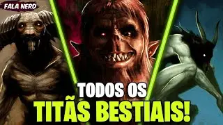 TODOS OS TIT&Atilde;S BESTIAIS REVELADOS! SHINGEKI NO KYOJIN
