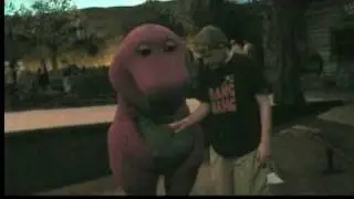 Barney at universal with Chitty