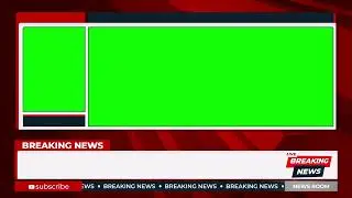 Green Screen News Frame - Lowerthird Green Screen - Reporter Frame Green Screen | WeMTC