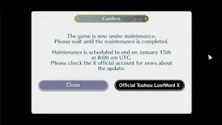 Plan Ahead - Touhou LostWord [1/14/2026]