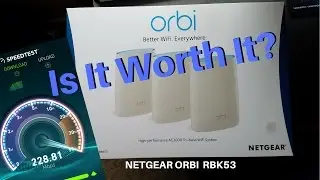 Netgear Orbi - 6000 sq.ft. system in a 3000 sq. ft. Home  (RBK53)