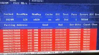 memtest86 over 100,000 errors