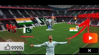 Pakistan vs India  football match FootballLeague2026 #football league 2025#footballleague2026 