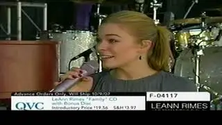 Sept.15,2007 LeAnn Rimes-Good Friends & A Glass of Wine-Interview On QVC Sessions Family era concert