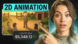 I Copied This Viral 2D Animation Channel with AI ($5,348 this month)