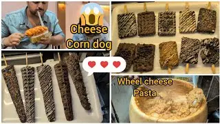 Viral Street Food 😋 | Wheel Cheese Pasta, Corn Dog & Waffles