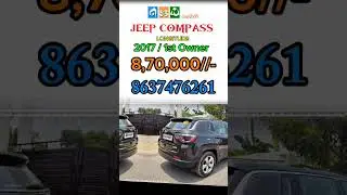 FOR SALES 🔥!! JEEP COMPASS 🚘✨//MODEL  2017//1ST OWNER 🔥//For Contact : 8637476261,8637476261