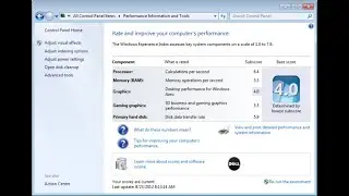 Windows Experience Index Is Back! How to Check on Windows 8, 8.1, 10 & 11
