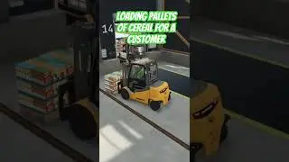 DO YOU LOVE CEREAL? I&rsquo;m moving some pallets of it for a customer. #fs25 #farmingsimulator25 #shorts