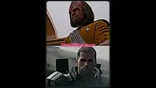 Commander Shepard vs Worf #startrek #masseffect #games #tv #scifi