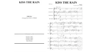 Kiss The Rain - Clarinet Quartet (arr. Juan A. P&eacute;rez)