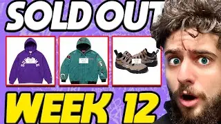 What Sold Out From Supreme Week 12 - Resale Prices & StockX Insights!