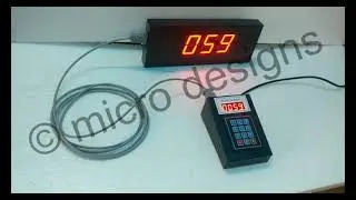 3-digit Token Display System with ding dong sound by Micro Designs