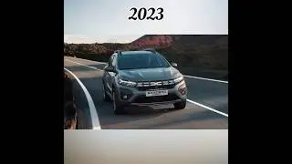 Evolution of Dacia Cars(1968~2023)