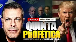🟢🟡 QUINTA PROF&Eacute;TICA | AP&Oacute;STOLO EDILSON POMINI 25.09.2025