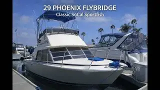 29 PHOENIX FLYBRIDGE Classic SoCal Sportfish by South Mountain Yachts