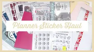 MASSIVE PLANNER STICKER HAUL // feat. ScribblePrintsCo, OnceMoreWithLove, TheCoffeeMonsterzCo etc.