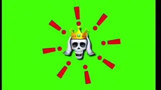 Special #trollface  King👑 | Red circle⭕animation Green Screen |#trending #greenscreen #freefire