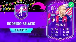 88 'FUT BIRTHDAY' PALACIO SBC CHEAPEST SOLUTION - #FIFA21 88 Rodrigo Palacio FUT Birthday SBC Cheap