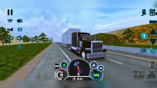 Peterbilt 379 - Transporting Livestock - Truck Simulator USA Evolution | Gameplay