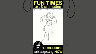 How to Draw Pluto | How to draw Pluto from Mickey Mouse | How to Draw Pluto Step by Step | MS Paint