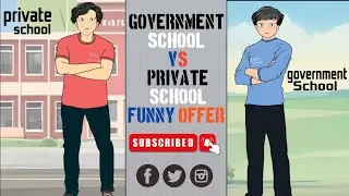 Government school vs private school funny offer 😂😂#school  #funny #college #shorts #shortvideo#viral