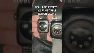 REAL APPLE WATCH VS FAKE APPLE WATCH CLONE - WHICH IS BETTER? #applewatch #applewatchclone