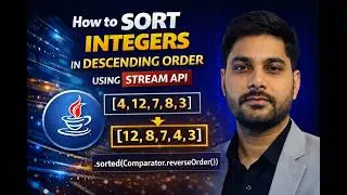 How to sort a list of integers in descending order using Stream API?