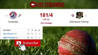 Dambulla Viiking vs Colombo Kings Live Streaming