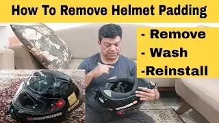 HOW TO REMOVE AXOR HELMET PADDING | REMOVE, WASHING, REINSTALL | Axor Helmet