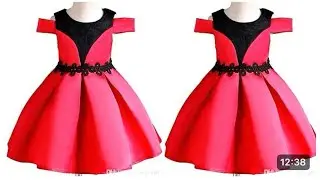 DIY Box Pleated Cold Shoulder Baby Frock Cutting And Stitching Full Tutorial