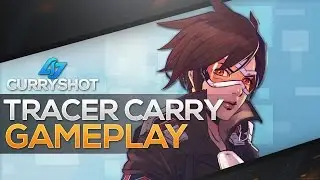 Grandmaster/Top 500 Tracer FULL GAMEPLAY Hard Carry on Hollywood - Overwatch