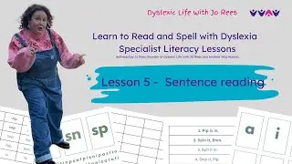 Learn to Read and Spell with Dyslexia - sentence reading SATPIN - Lesson 5