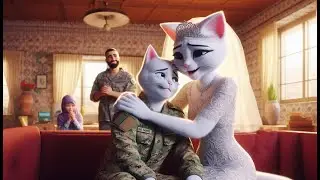 Brave Cat Commando Saves His Bride &ndash; Emotional War Rescue Story | 3D Animation