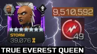 THE TRUE EVEREST QUEEN: Storm Does 9 Million Damage In UNDER 2 MINUTES! | Mcoc