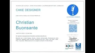 Scopri le Certificazioni di Cake topper Designer.